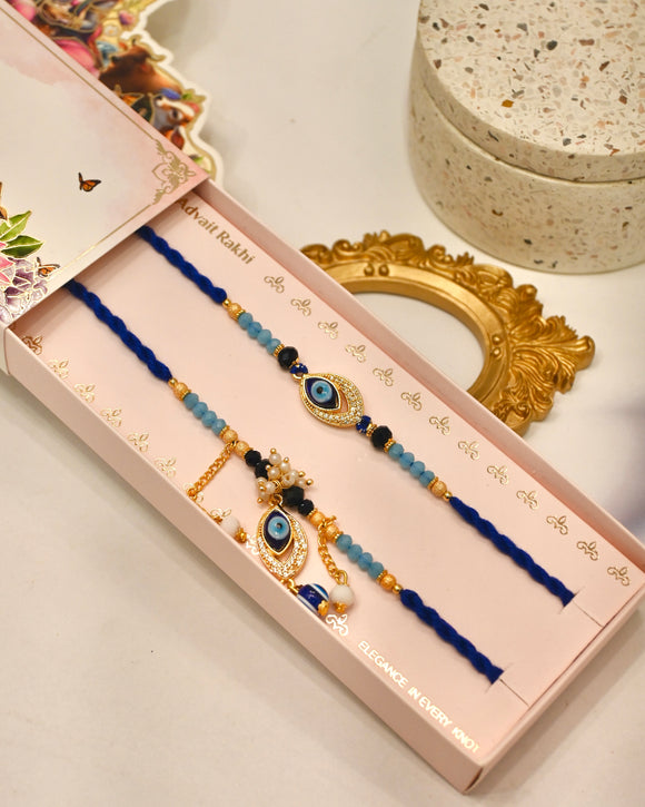 Evil Eye Rakhi Combo