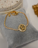 LV inspired Braclet