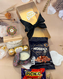 Rakhi Hamper ( 6 items with Golden Gift package)