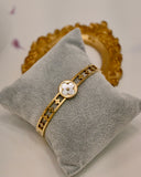 Four leaf clover bangle