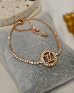 Rose Gold LV Inspired