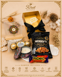 Rakhi Hamper ( 6 items with Golden Gift package)